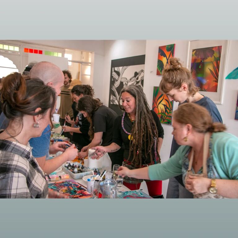 'FANTASTIC ABSTRACT PAINTING WORKSHOP'