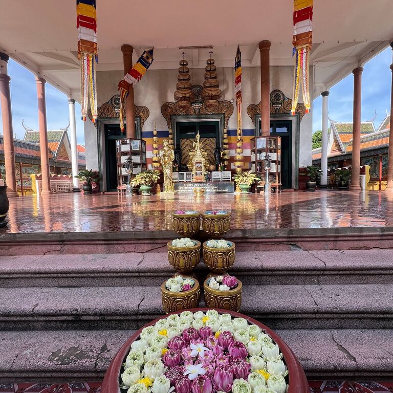 Buddhist Water Blessing and Real Life Experience with Local