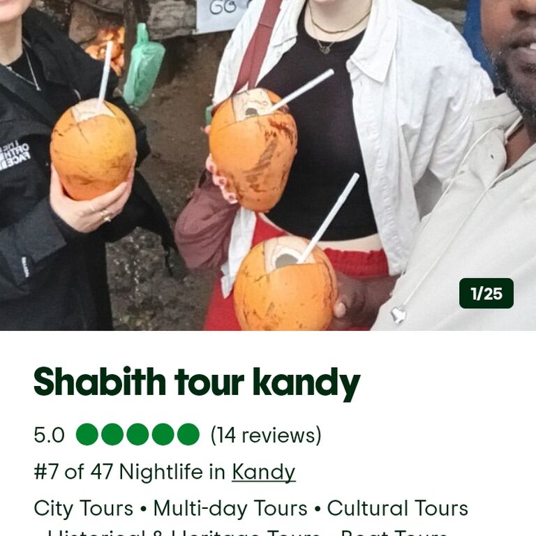 SHABITH tour kandy