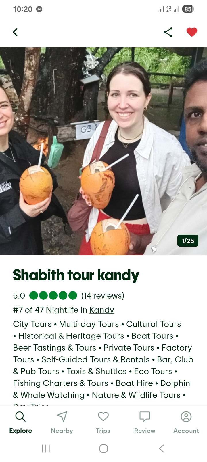 SHABITH tour kandy