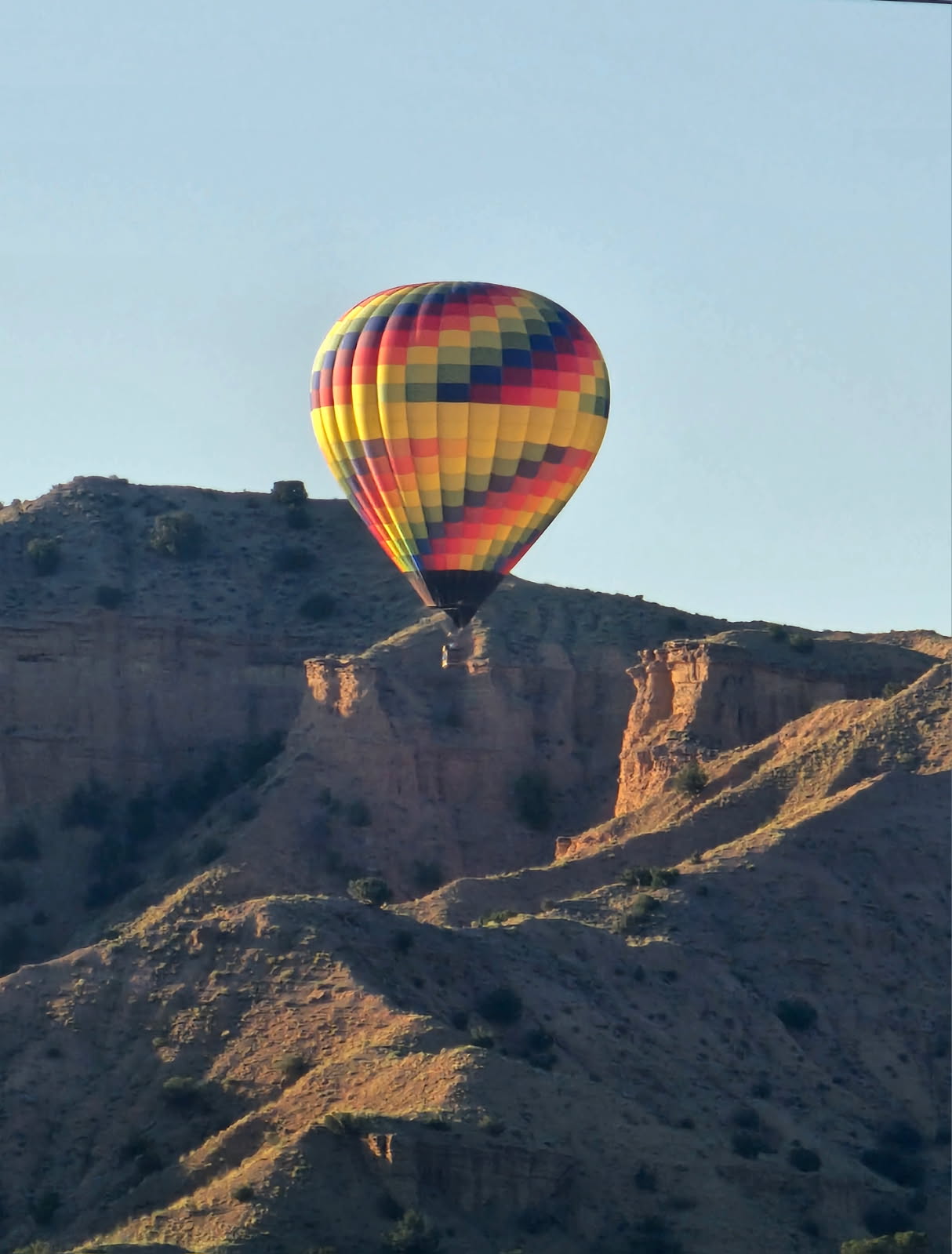 Balloon Above New Mexico in Santa Fe