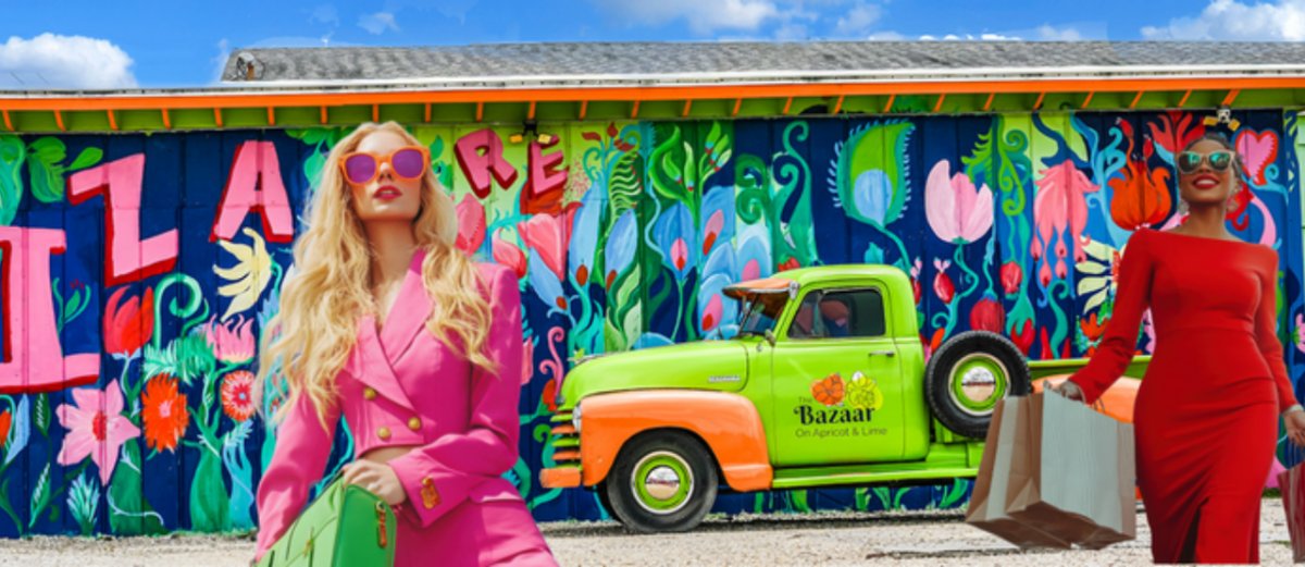 The Bazaar on Apricot & Lime