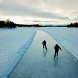 Inari Lake Skating
