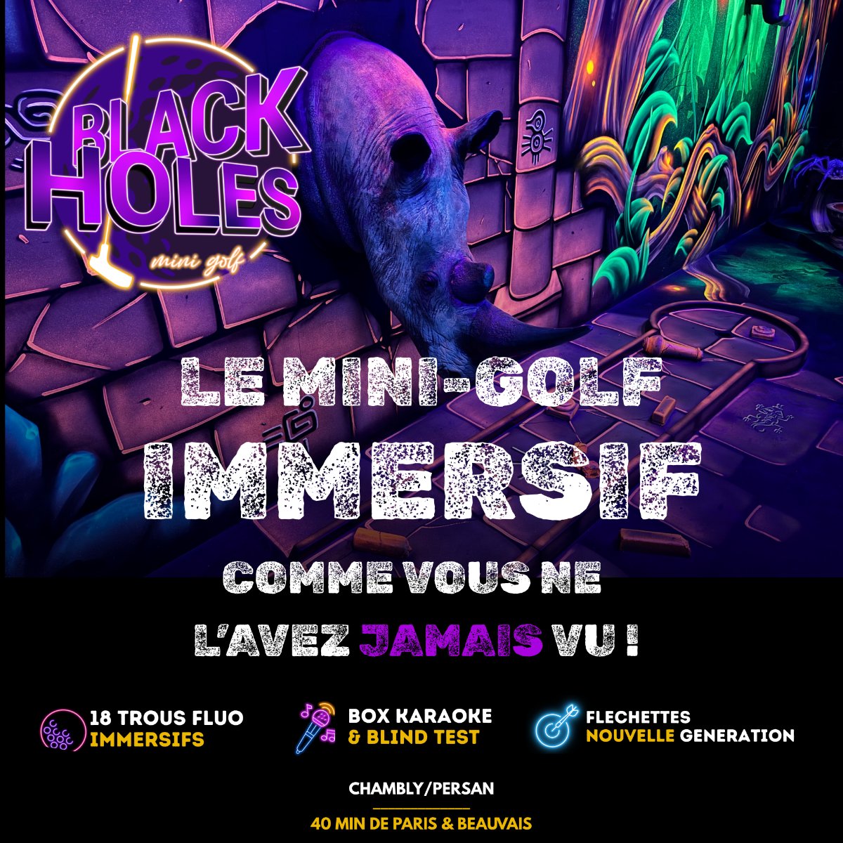 Black Holes Minigolf