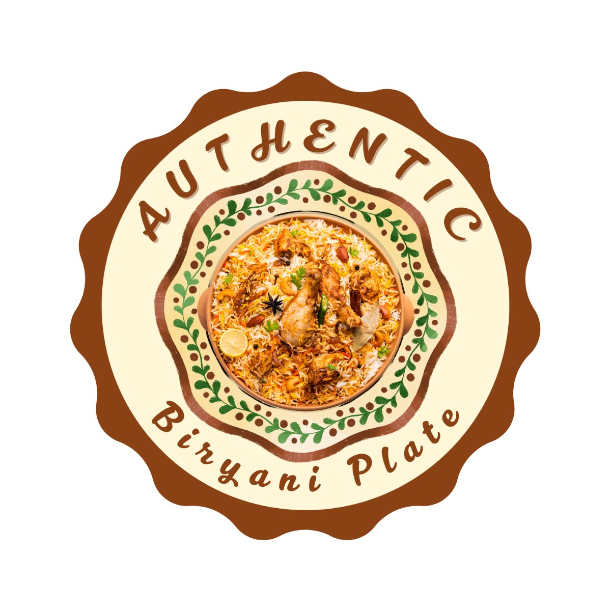 Authentic Biryani Plate